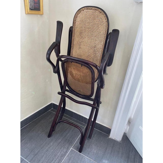 Antique Foldable No. 1 Lounge Chair by Michael Thonet for Thonet For Sale - Image 10 of 13
