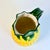 1980s Vintage Boho Chic Coastal Trompe L’Oeil Pineapple Pitcher For Sale - Image 11 of 11
