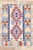 Sky Blue Vintage Persian Shiraz Kilim Rug, 04'01 X 05'09 For Sale - Image 8 of 9
