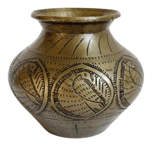 Vintage Bronze Nepal Small Ritual Vase