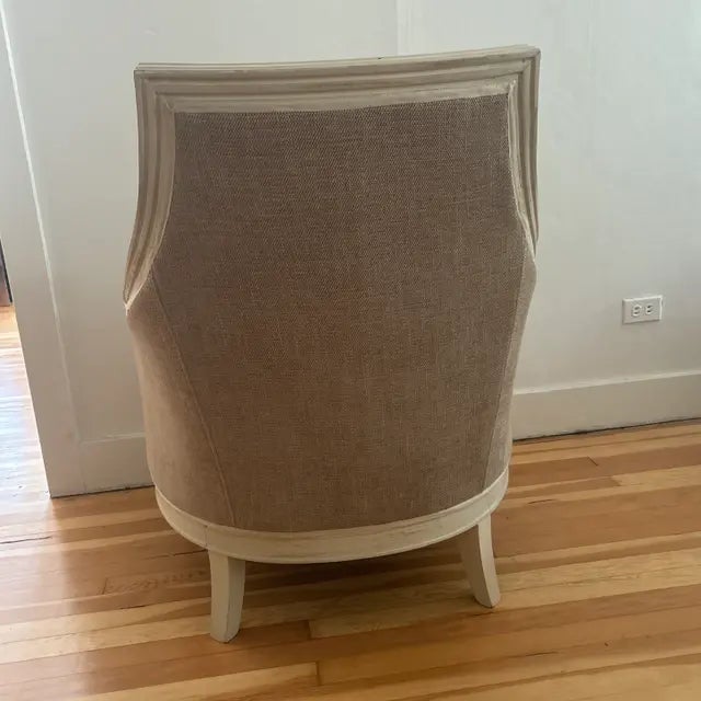 1990s Antique French Country Style Accent Chair For Sale In New York - Image 6 of 7