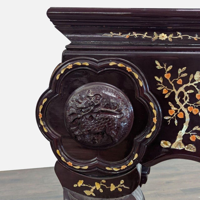 Brown Vintage Chinese Ancestral Altar Table For Sale - Image 8 of 12