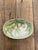 Elegant French Limoges porcelain serving dish, beautifully hand-painted with a naturalistic olive branch in soft shades of...