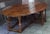 Large Vintage English Folding Dining Table with Gate Gender in Solid Oak, 1930s For Sale - Image 6 of 14