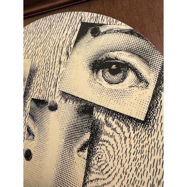 Italian Fornasetti Nose Mouth and Eyes Silk Screen Print For Sale - Image 3 of 7