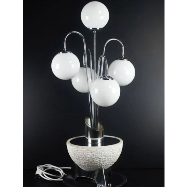 Volcano Table Lamp from Maof, 1960s For Sale - Image 4 of 6