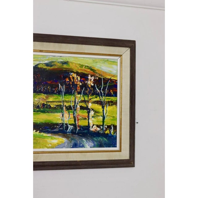 R Torrent, Countryside Serenity, 1960s, Oil on Board, Framed For Sale - Image 8 of 11