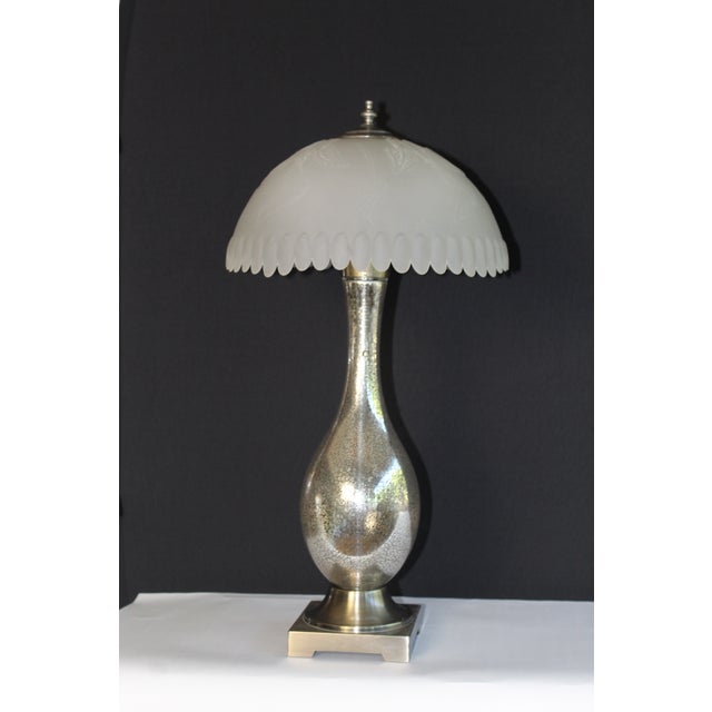 Mid 20th Century Cenedese Glass Style Lamp. For Sale - Image 11 of 11