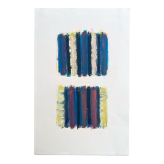 Abstract Oil Pastel by Paul Rinaldi For Sale
