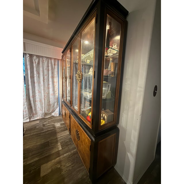 1980s Century Furniture Chin Hua China Cabinet by Raymond Sobota For Sale - Image 6 of 15