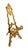 Rococo Vintage Ornate Floral Brass Display Easel — Rococo Revival / Hollywood Regency / Traditional For Sale - Image 3 of 9