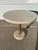 1980s Vintage Hollywood Regency Travertine Side Table For Sale - Image 5 of 11