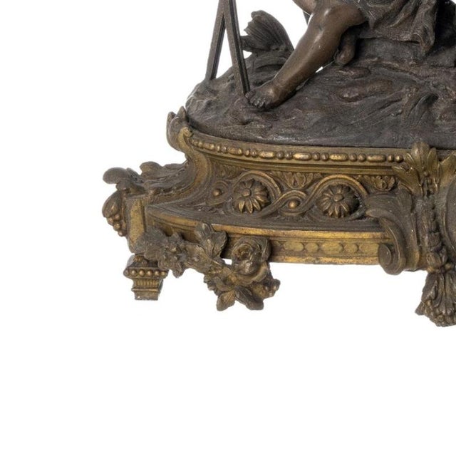 Table Clock 19th Century For Sale - Image 3 of 6