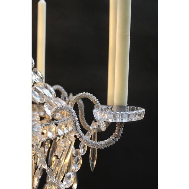 Antique French Chandelier in Crystal, 1800s For Sale - Image 14 of 16