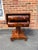 Antique 19th Century American Empire Flame Mahogany Drop Leaf Side Table For Sale - Image 14 of 16