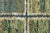 Blue Modern Swedish-Style Flatweave Wool Rug – Moss Green & Slate Blue Geometric Grid For Sale - Image 8 of 10