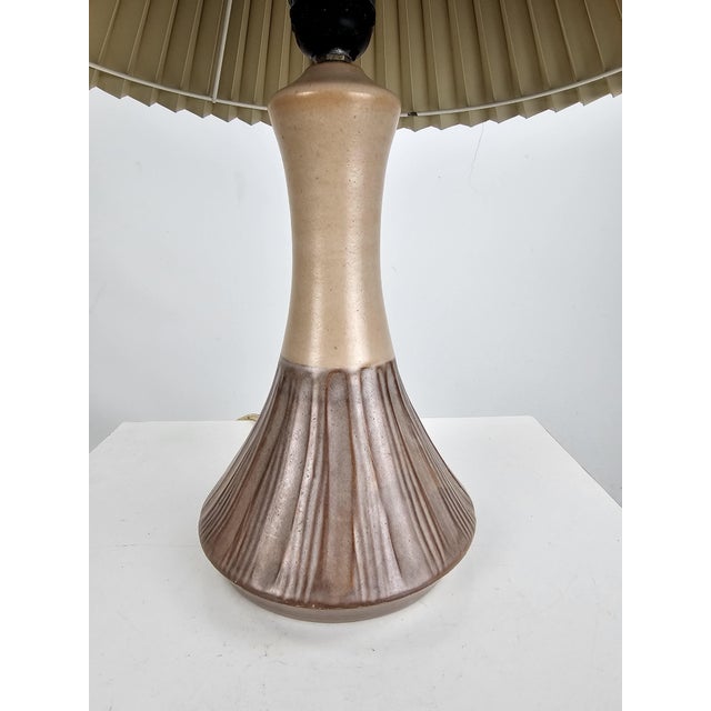 Ceramic Danish Ceramic Table Lamp by Chris Haslev, 1960s For Sale - Image 7 of 13