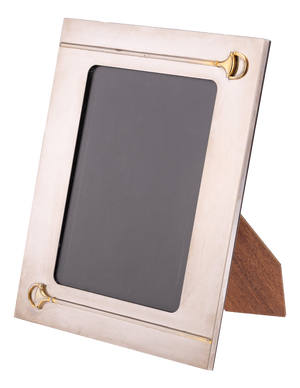 Vintage Italian Silver Plated-Photograph Frame from Gucci, 1920s