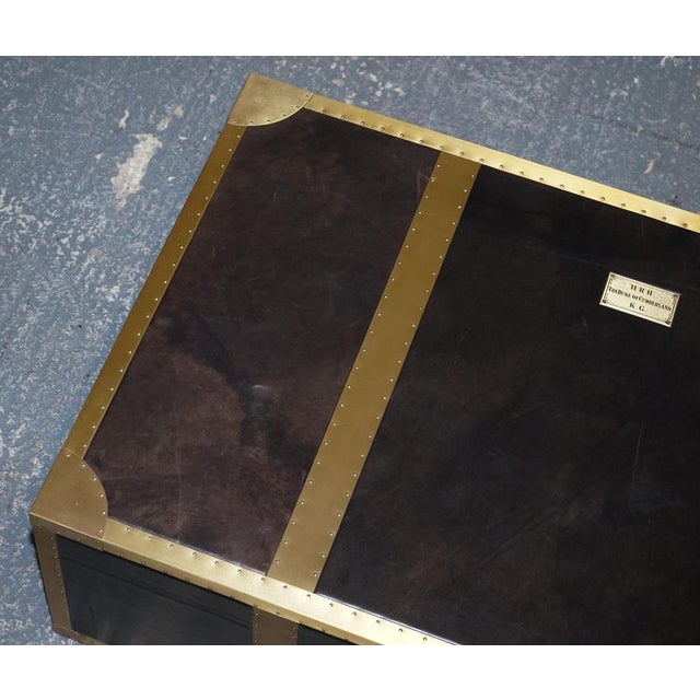 Cumberland Coffee Table with Red Velvet Lining from Timothy Oulton For Sale - Image 10 of 18