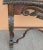 Brown Antique Polychrome English Regency Carved Acanthus Console Table For Sale - Image 8 of 11