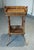 Brown Antique Wicker Side Table, 1890s For Sale - Image 8 of 18