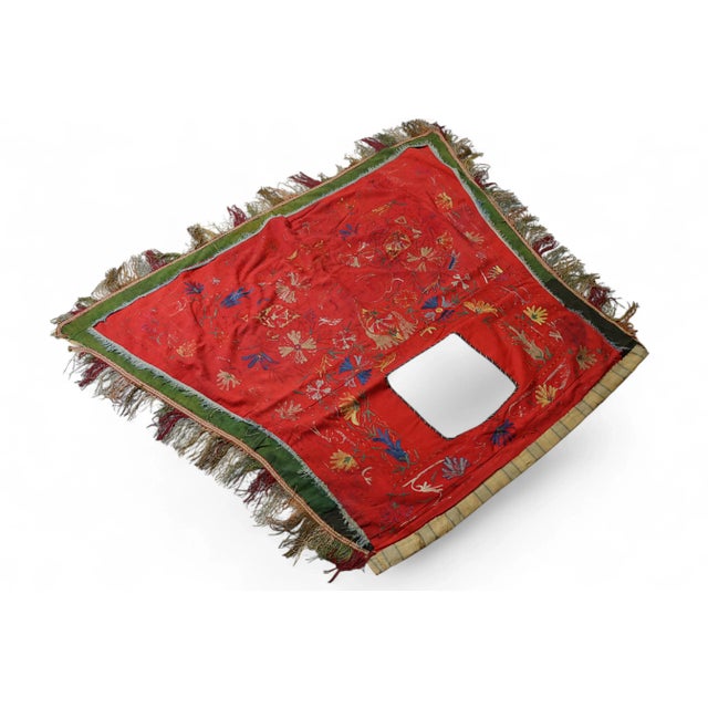 Embroidered Bukhara Suzani Horse Blanket, 1890s For Sale - Image 12 of 18