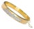 Vintage 18k Gold "Amparo" Diamond Bangle Bracelet For Sale