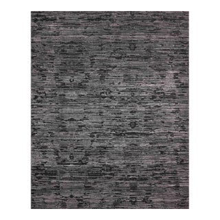 Jean Stoffer x Loloi Daniel Charcoal 2'-6" x 9'-9" Runner Rug For Sale