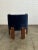 Wood Custom Lounge Chair in Blue For Sale - Image 7 of 8