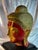 Asian Antique Antique Red Lacquer & Gilt Buddha Head Sculpture on Stand, Japan, Early 20th Century For Sale - Image 3 of 7