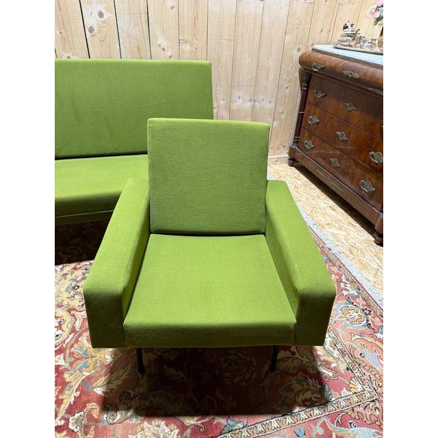 Artist: Pierre Guariche Period: 20th century Style: Design 50's and 60's Condition: Perfect condition Material: Wool...