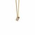 Metal 14k Yellow Gold Bezel-Set Emerald Cut Diamond Necklace For Sale - Image 7 of 7