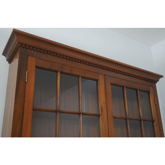 Country Chippendale Hand Crafted Walnut Cupboard For Sale - Image 10 of 18