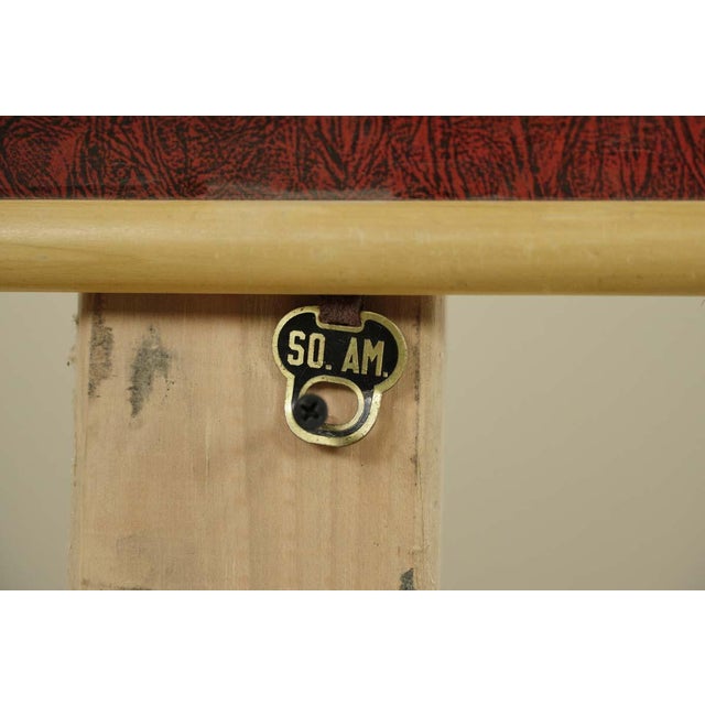 Mid 20th Century Vintage Cram's Physical Political South America Roll Up School Map For Sale - Image 5 of 11