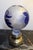Antique French cameo glass newel post finial A decorative ball or finial designed to sit on top of a staircase newel post....