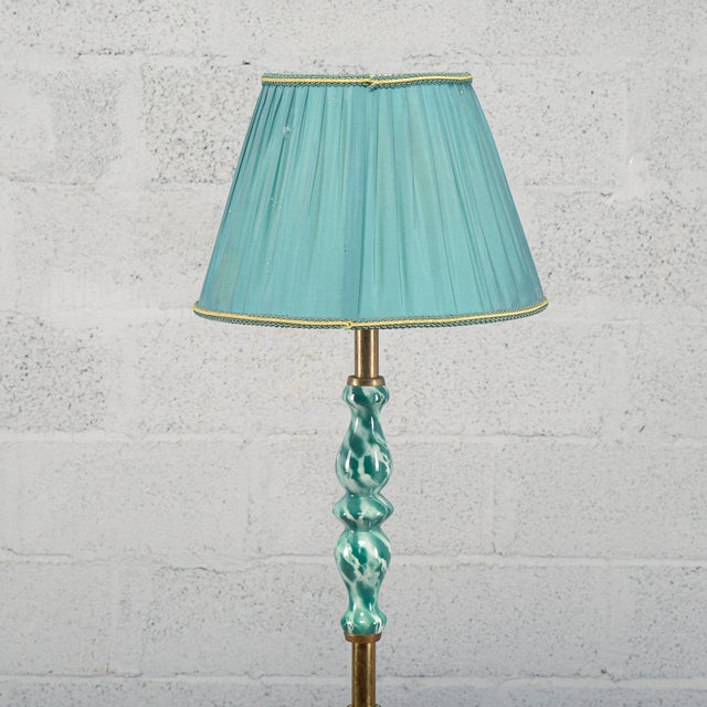 Ceramic and Glass Floor Lamp, 1950s For Sale - Image 18 of 18