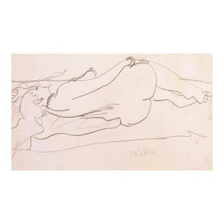 'Reclining Nude' by Victor Di Gesu, Paris, Salon D'Automne, Académie Chaumière, San Francisco Art Association, Los Angeles County Museum of Art For Sale