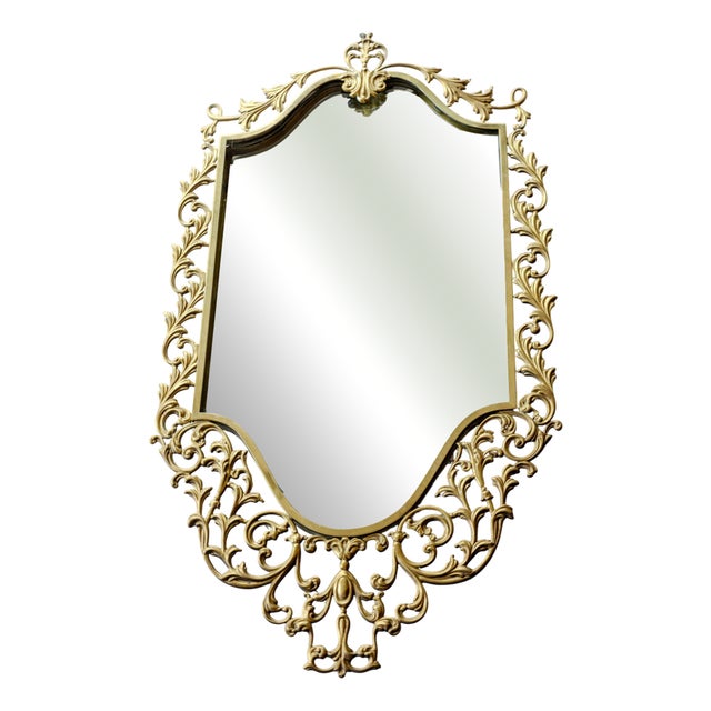 Vintage Italian Gilt Mirror For Sale