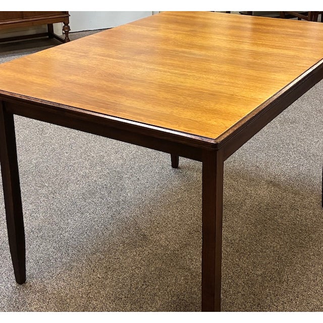Mid 20th Century Mid Century Modern Extending Teak Dining Table W/ Butterfly Leaf by White & Newton, Uk c.1960 For Sale - Image 5 of 14