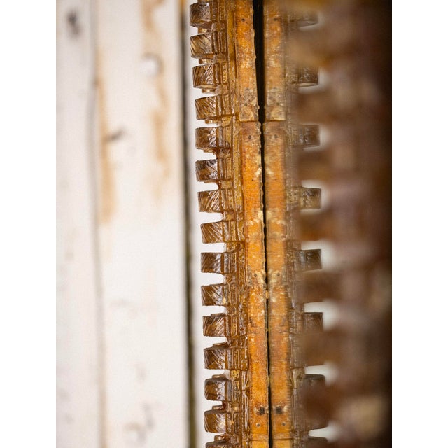 Mid-Century Modern Large Mid Century Resin Framed Mirror For Sale - Image 3 of 10