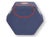 Early twentieth century Wedgwood Jasperware trinket box in classic cobalt blue with cream neoclassical relief decoration....