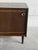 Vintage Danish Modern Stained Oak Sliding Door Cabinet Credenza For Sale - Image 9 of 9