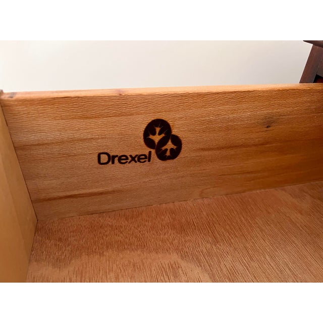 Brown 1980s Vintage Drexel Chippendale Mahogany High Chest For Sale - Image 8 of 14