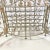 Silver Vintage Maitland-Smith Hollywood Regency Silver Leaf Wine Rack Console Table - 30 Wells, Demi-Lune Design, Attributed For Sale - Image 8 of 16