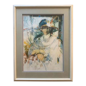 Late 20th Century “Time Circle of a Woman” S/N Limited Ed. Lithograph by Amy Burnett