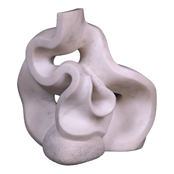 Hugo Verheyen, Labyrinth I Sculpture, 1970s, Marble For Sale