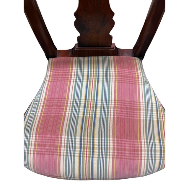 Wood Late 20th Century Hickory Dining Chairs - Set of 6 For Sale - Image 7 of 12