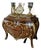 The Gilded Aristocrat – Grand French Rococo Dresser With Marble Top, Ornate Carvings & Lavish Gold Leaf Details For Sale
