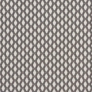 Schumacher Beehive Fabric in Graphite For Sale