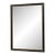19th Century France Napoleon III Black Wood Mirror For Sale